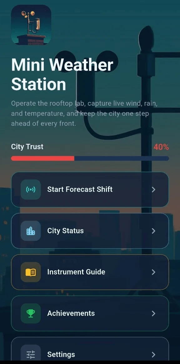 Mini Weather Station screenshot